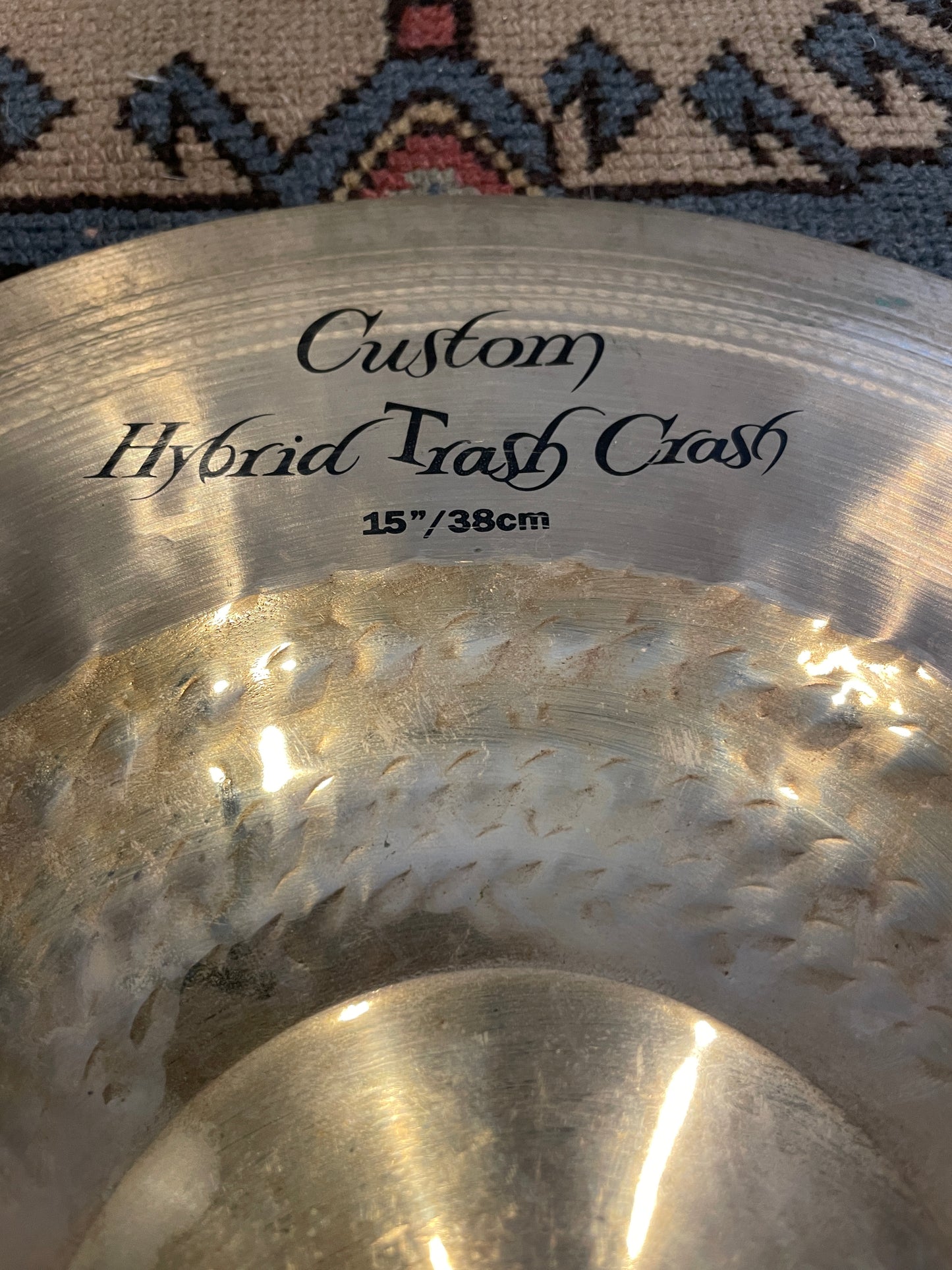 15" Zildjian K Custom Hybrid Trash Crash Cymbal 940g