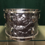 Vintage Made In Japan 8x12 Tom Drum Black Diamond Pearl