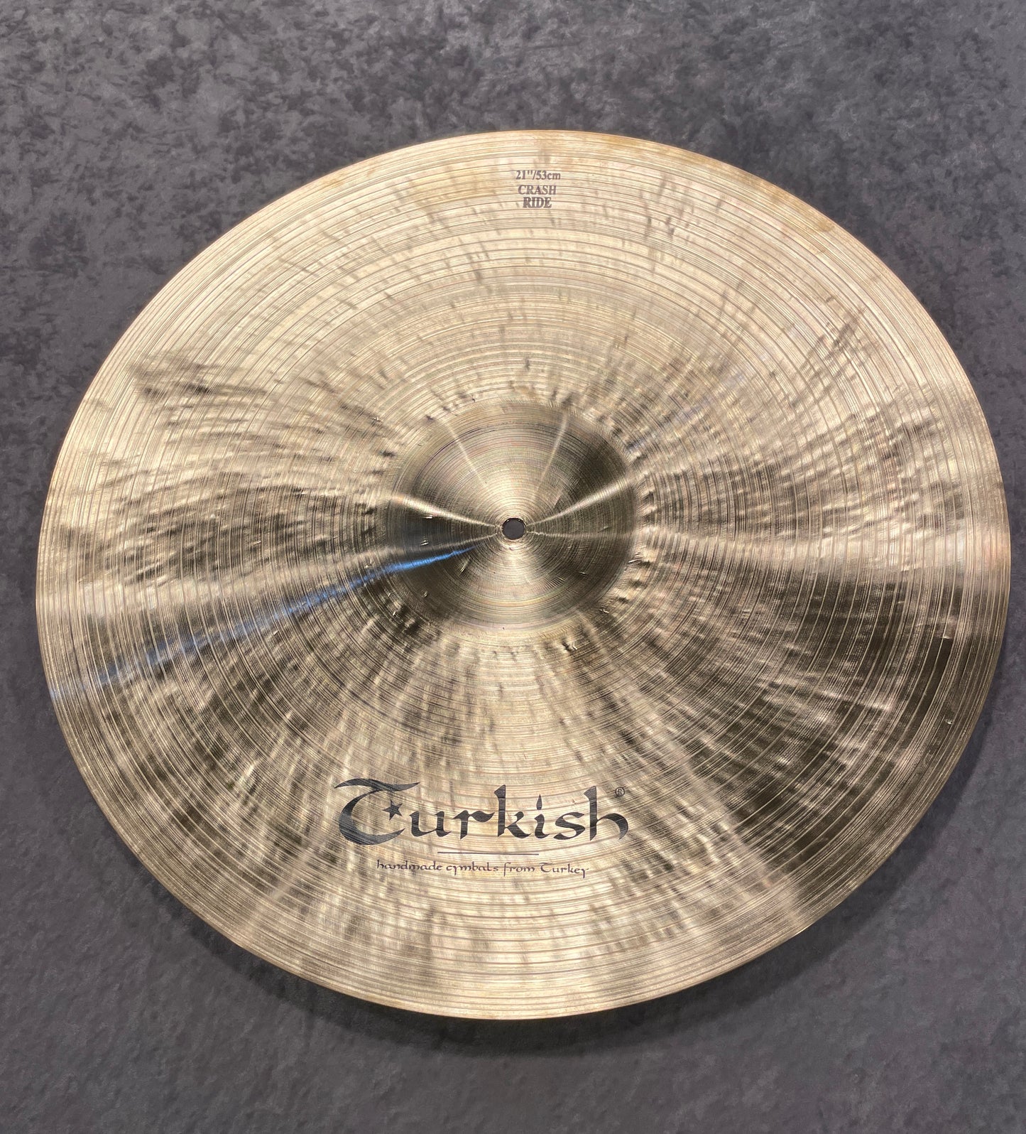 21" Turkish Cymbals Classic Series Crash Ride Cymbal 2084g *Sound File*