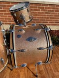 1960s Gretsch Progressive Jazz Drum Set Champagne Sparkle