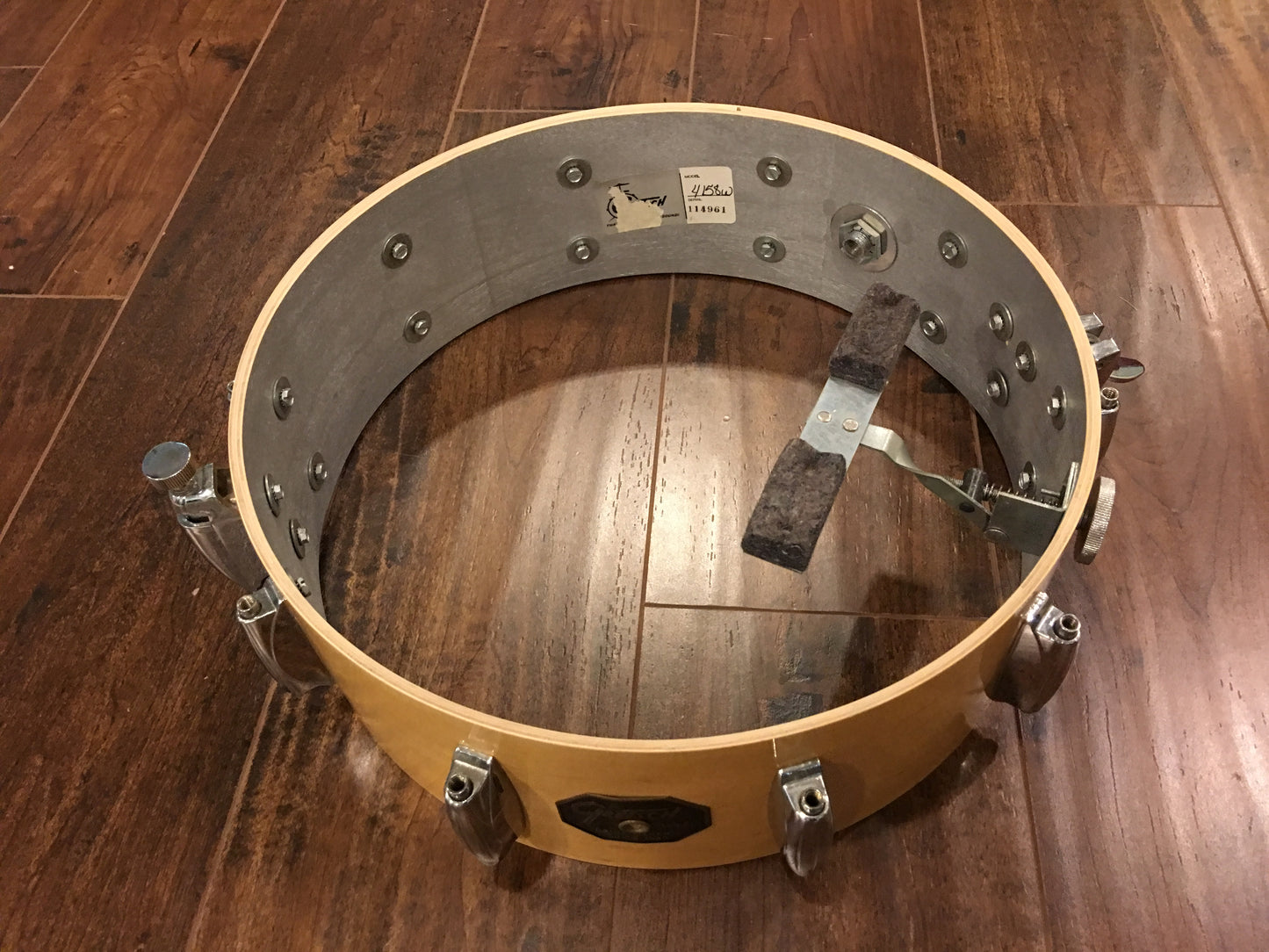 Gretsch Stop Sign Badge Snare Drum Natural Players Snare