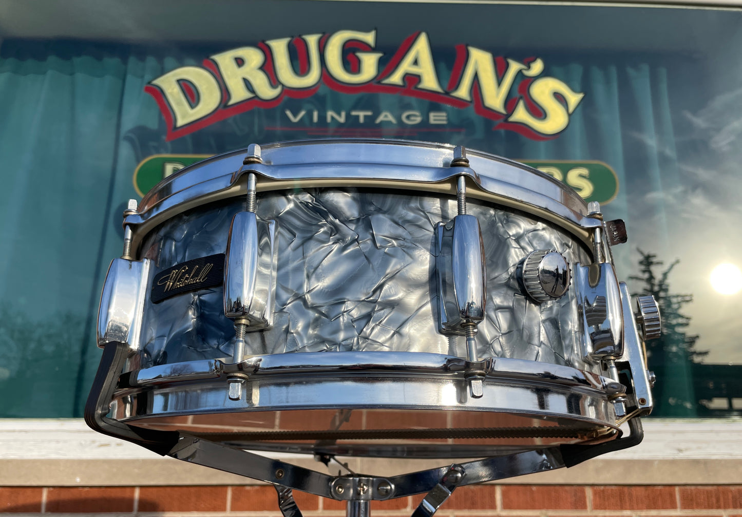 1960s Whitehall 5.5x14 Snare Drum Black Diamond Pearl