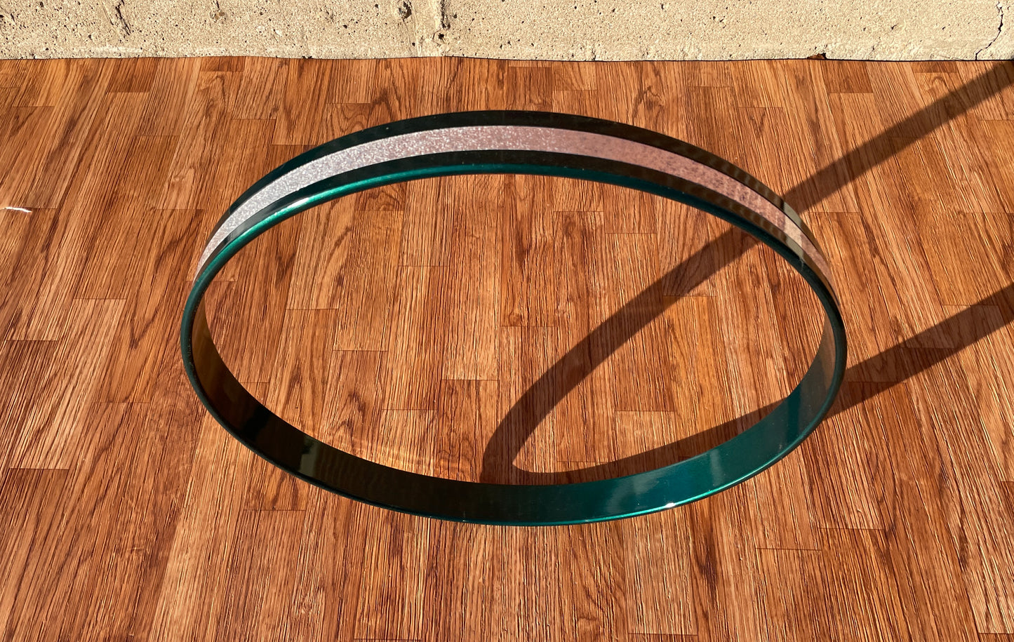 New Gretsch 18" Bass Drum Hoop Pair Cadillac Green Progressive Bop (x2)