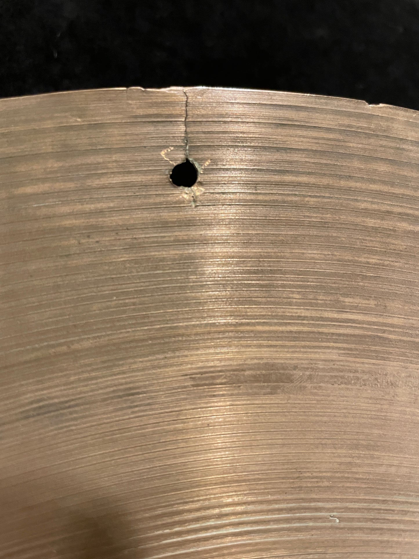 17" Zildjian A 1951-52 Trans Stamp III Crash Cymbal 1102g #25