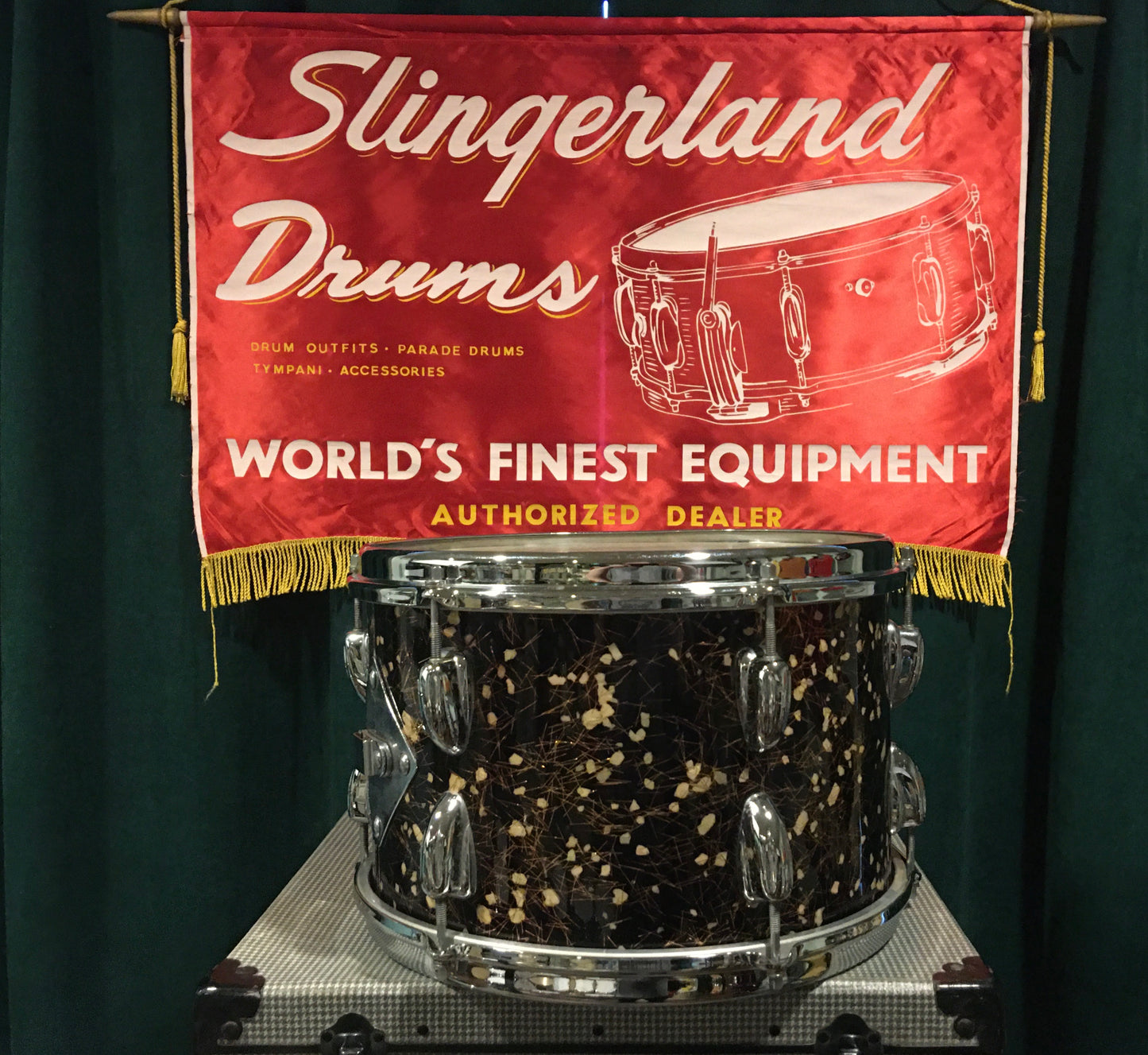 1965 Slingerland 8x12 Capri Pearl Tom Drum #1