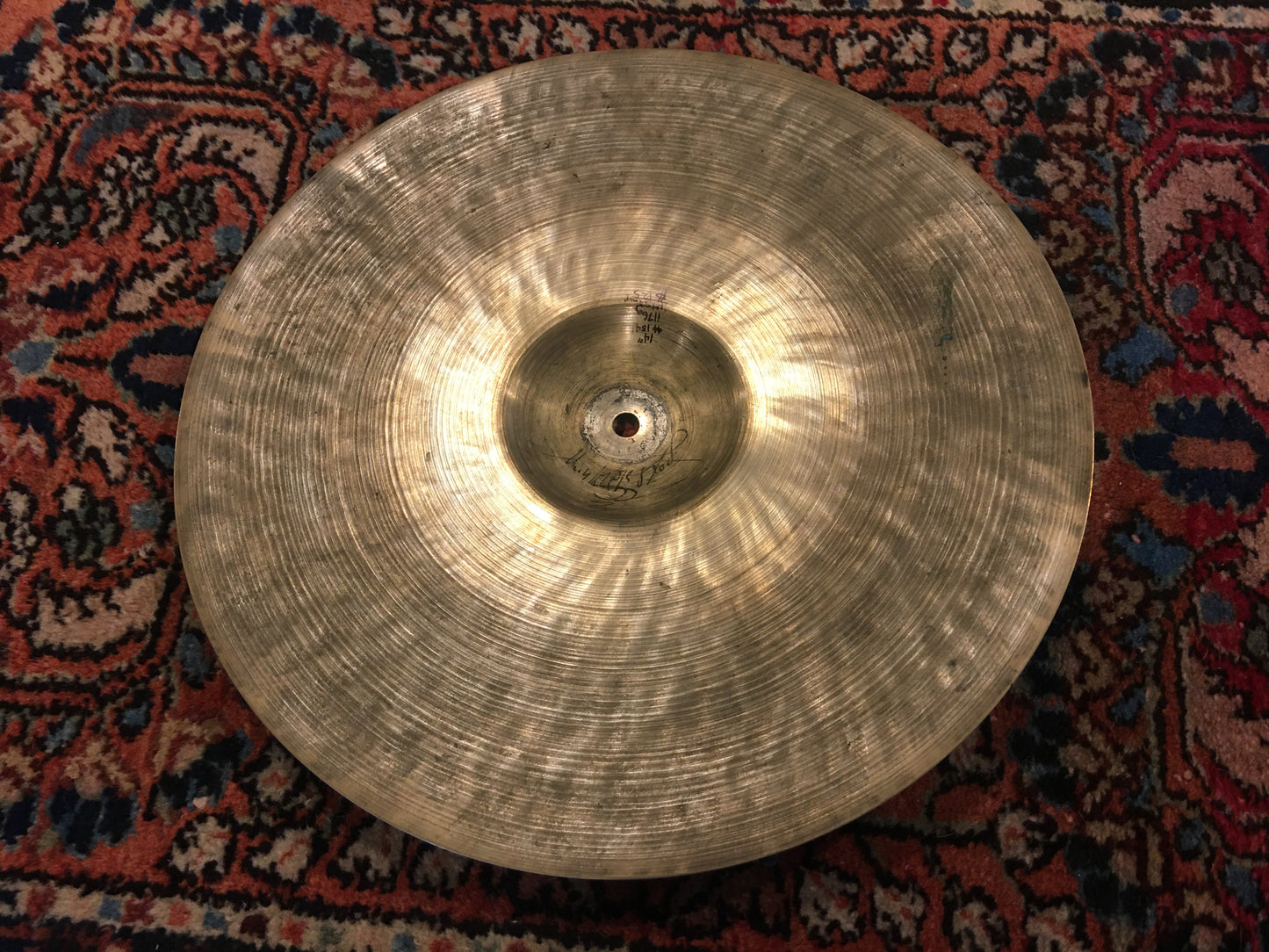 14" Zildjian A 1929-40 1st Stamp Small Ride / Single Hi-Hat Cymbal 1176g #154 *Sound File*