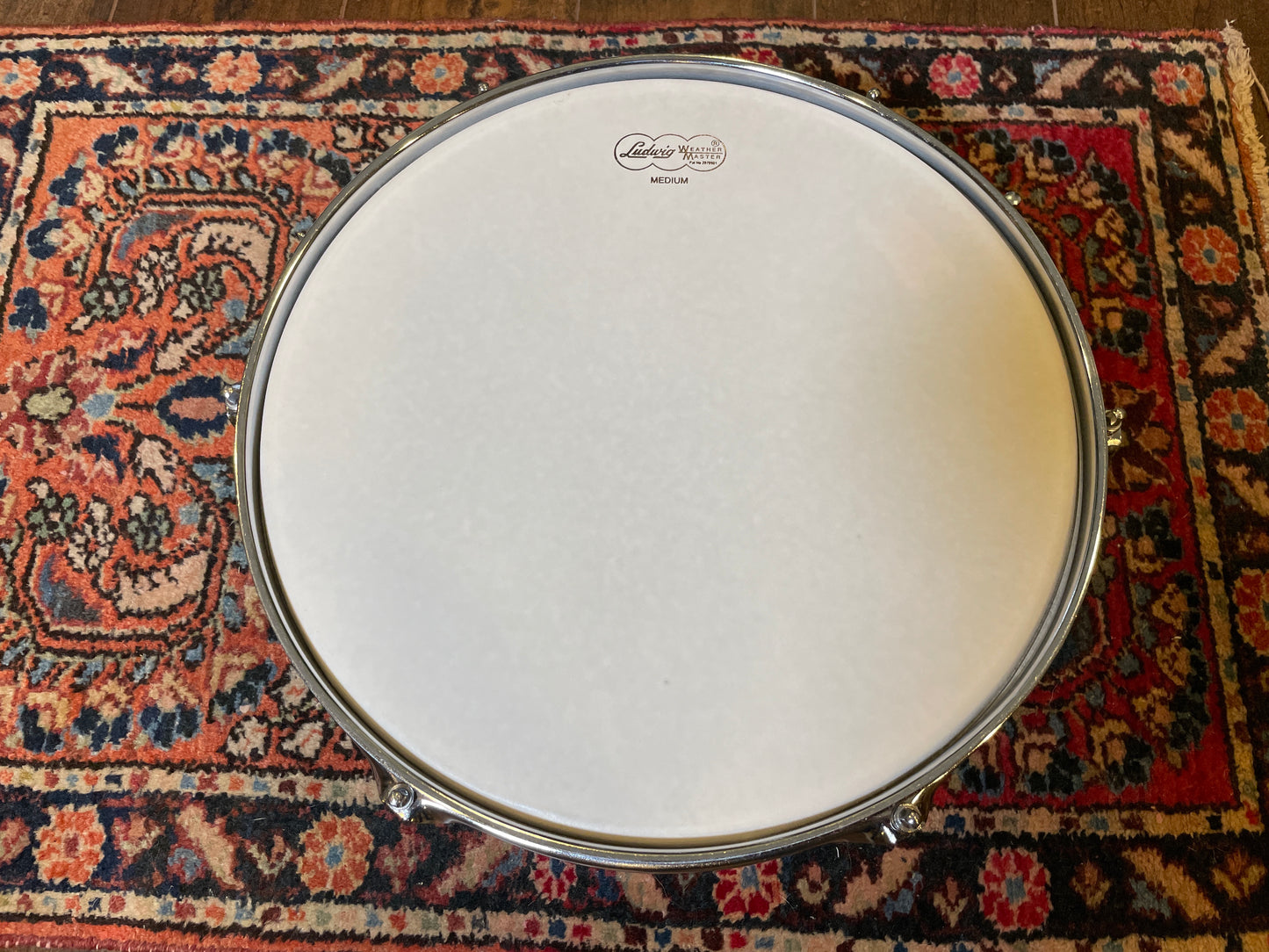 1966 Ludwig 5x14 Pioneer Snare Drum Oyster Blue Pearl