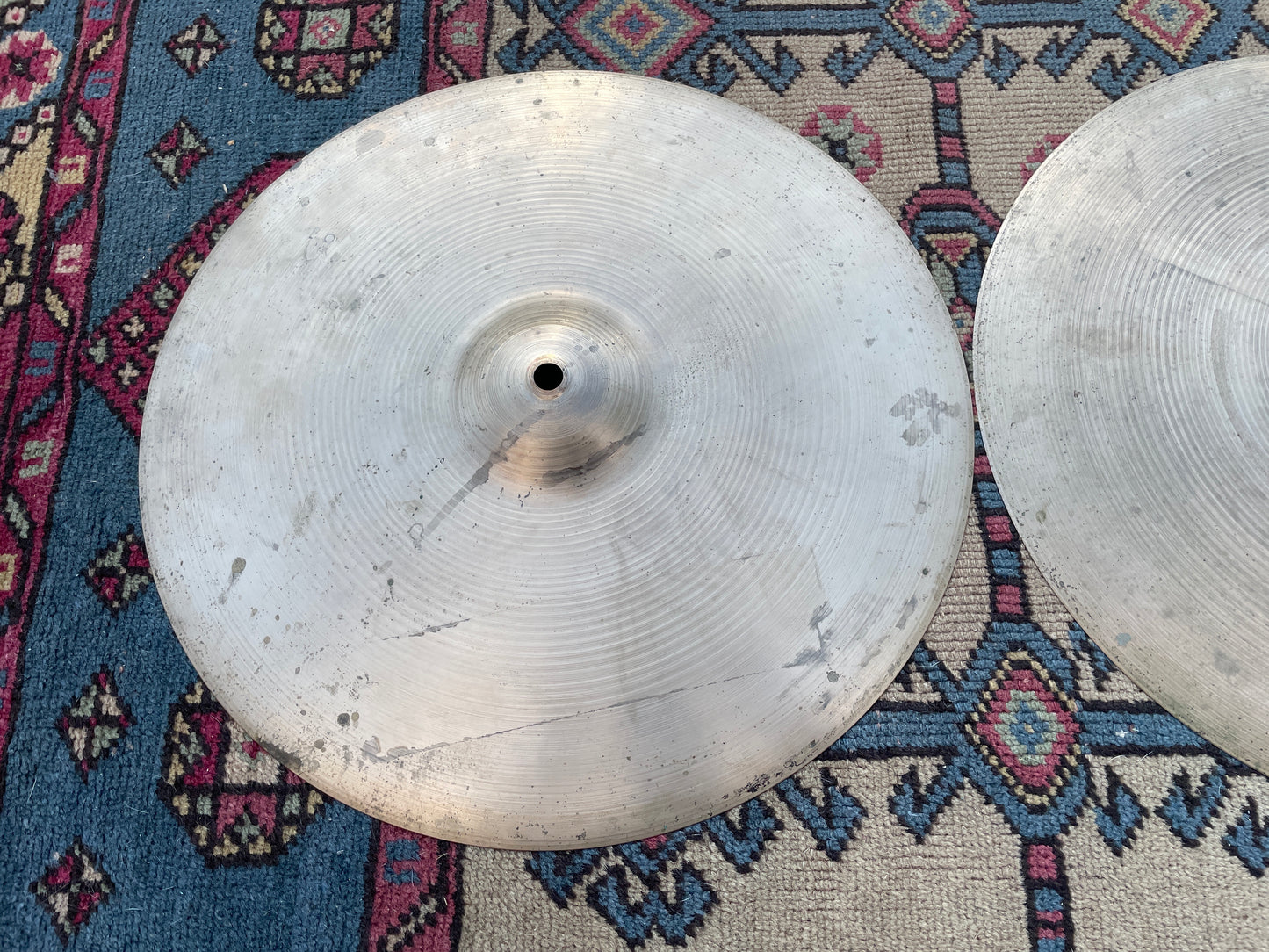 15" Zildjian A 1950s Small Stamp Hi-Hat Cymbal Pair 880g/891g #798 *Video Demo*
