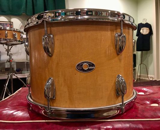 1970s Slingerland 9x13 Natural Maple 5 ply Tom Drum