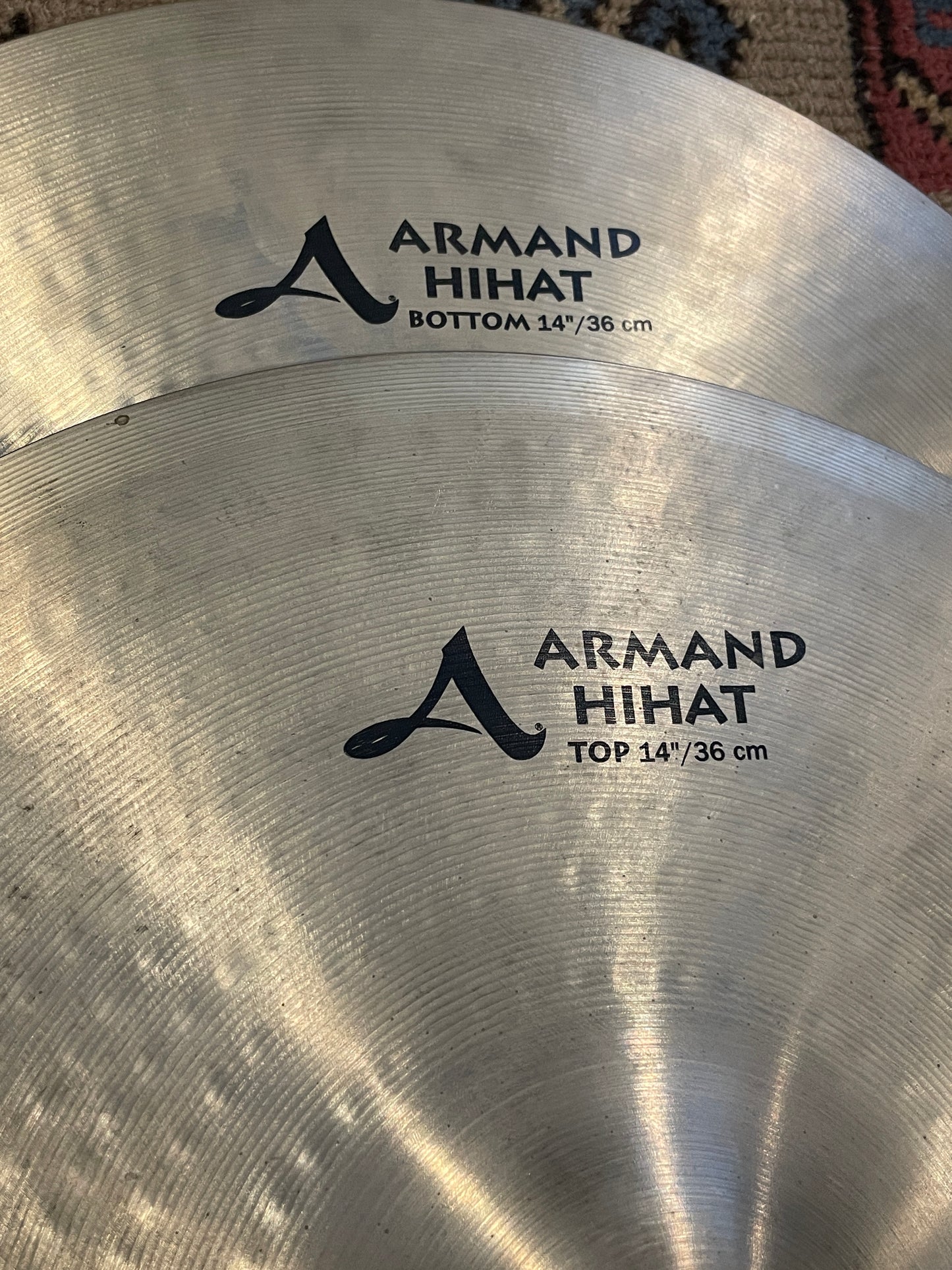 14" Zildjian A Armand Hi-Hat Cymbal Pair 996g/1260g A8007 *Video Demo*