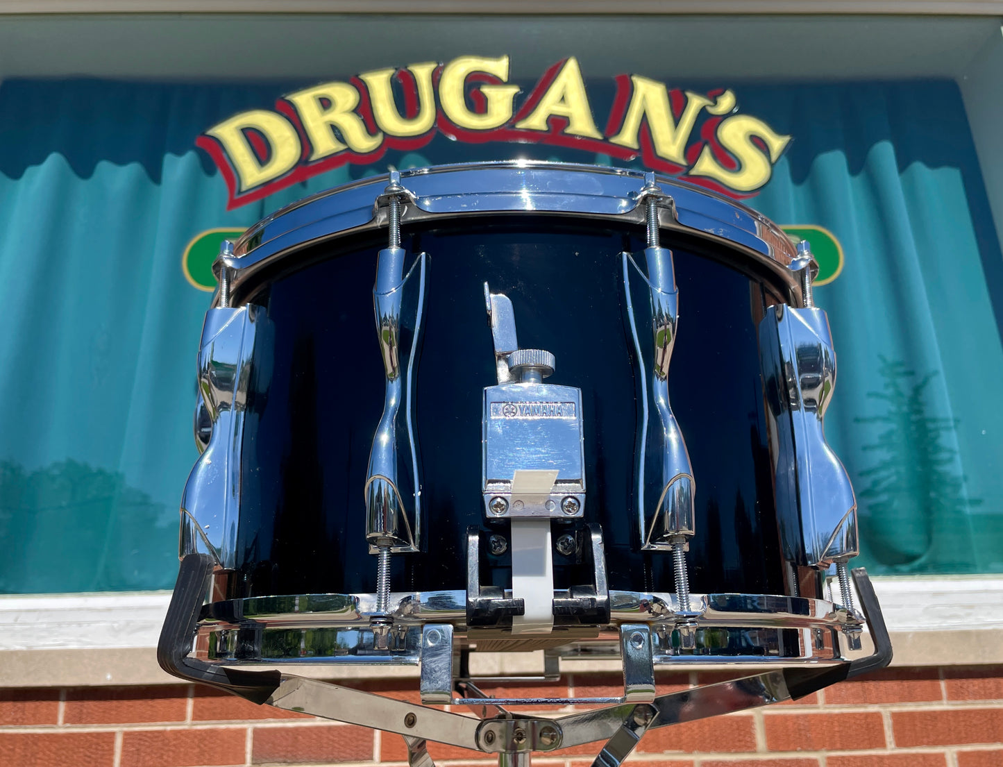 1980s Yamaha SD-980RP Recording Custom 8x14 Snare Drum Piano Black MIJ