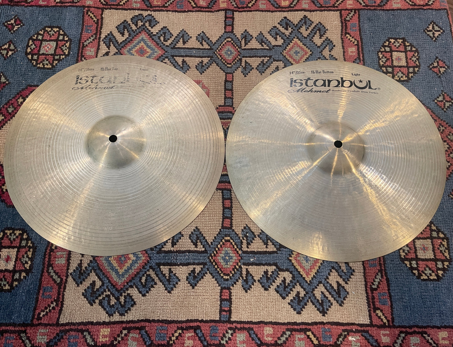 14" Istanbul Mehmet Light Hi-Hat Cymbal Pair 960g/1106g *Video Demo*