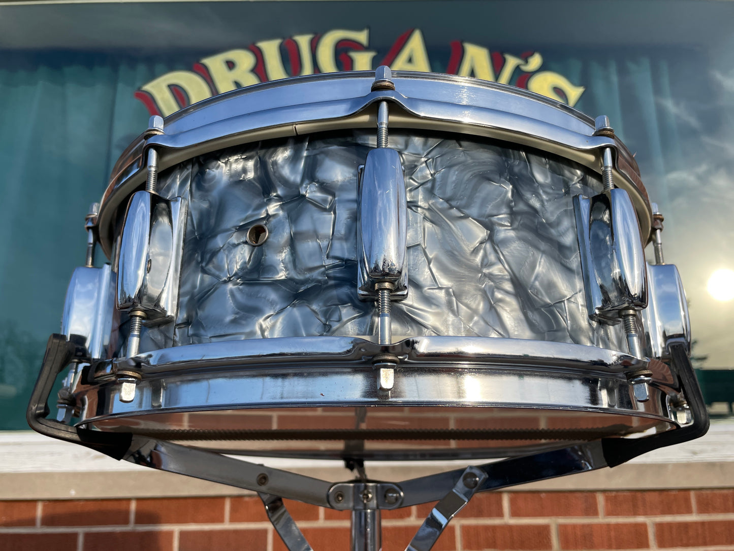 1960s Whitehall 5.5x14 Snare Drum Black Diamond Pearl