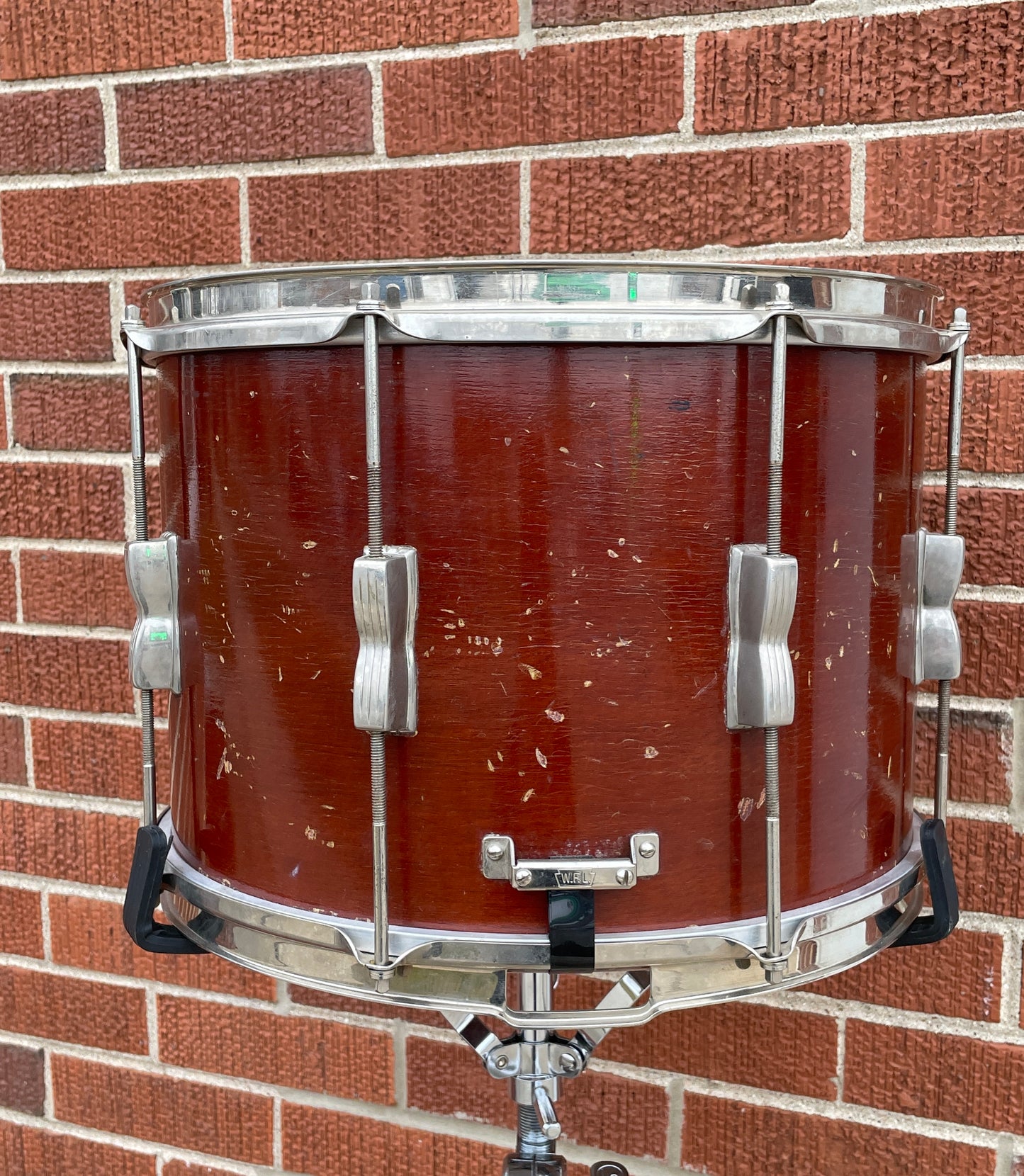 Vintage WFL No. 3092 Champion 10x14 Marching Snare Drum Mahogany Field Drum Ludwig