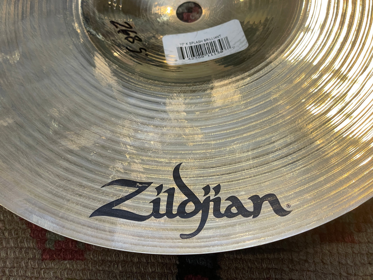 10" Zildjian K Splash Brilliant 268g