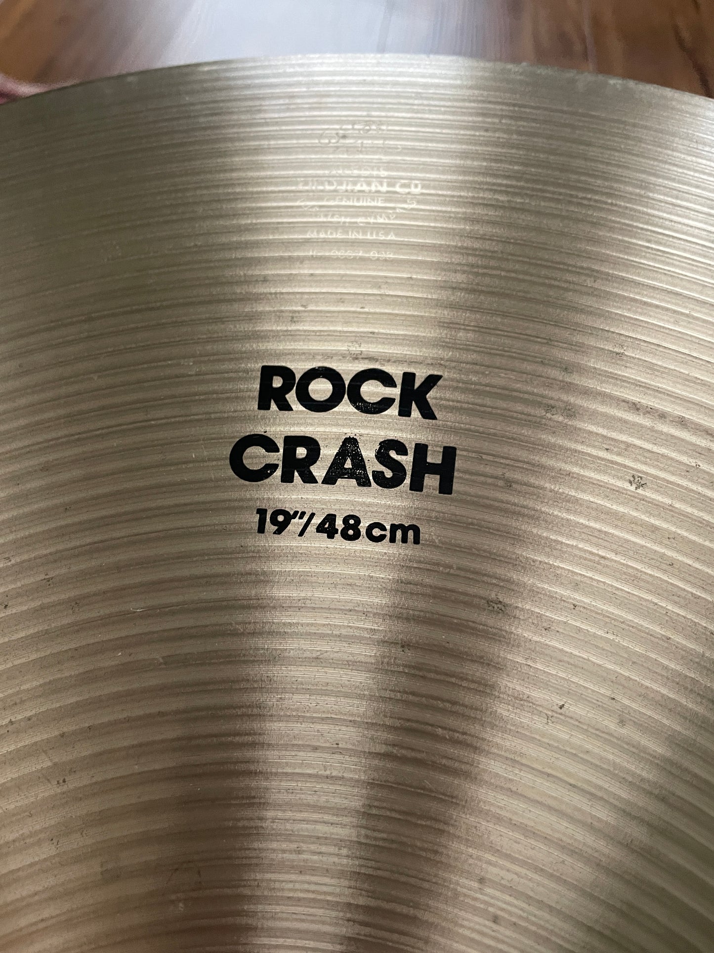 19" Zildjian A Rock Crash Cymbal 1998g *Video Demo*