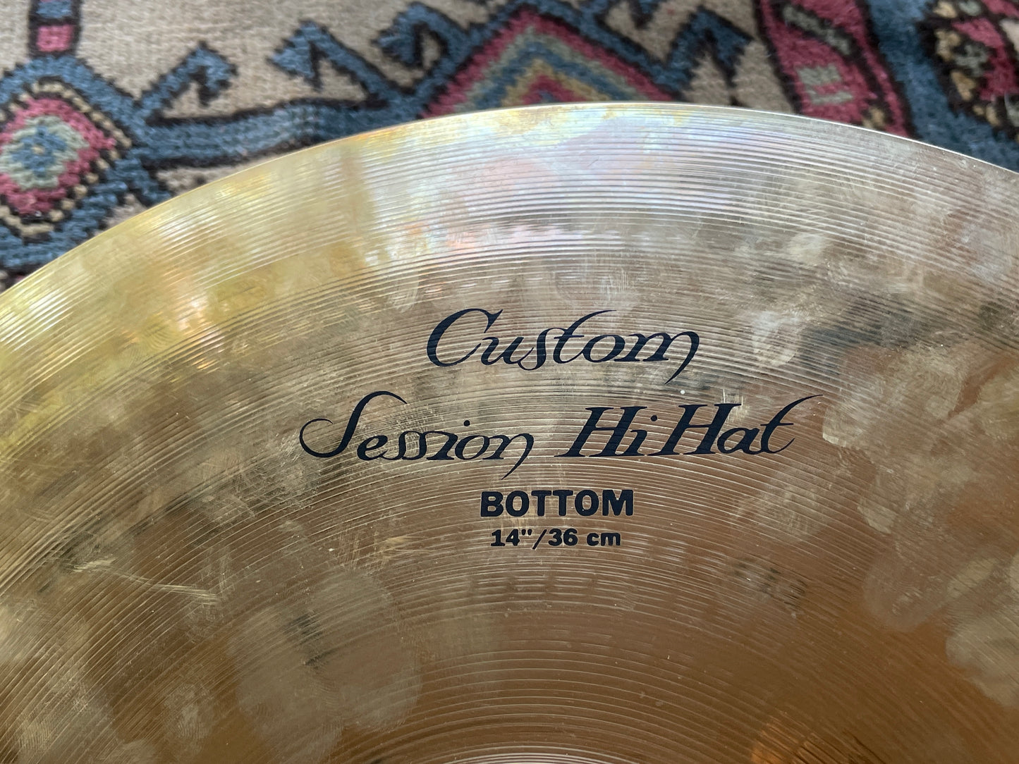 14" Zildjian K Custom Session Hi-Hat Cymbal Pair 1104g/992g K0993 *Video Demo*