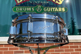 1960s Rogers 5x14 Powertone Snare Drum Chrome Over Brass Dayton COB