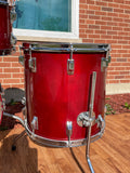 1970s Rogers "Big R" Londoner Five Drum Set California Wine 22/12/13/16