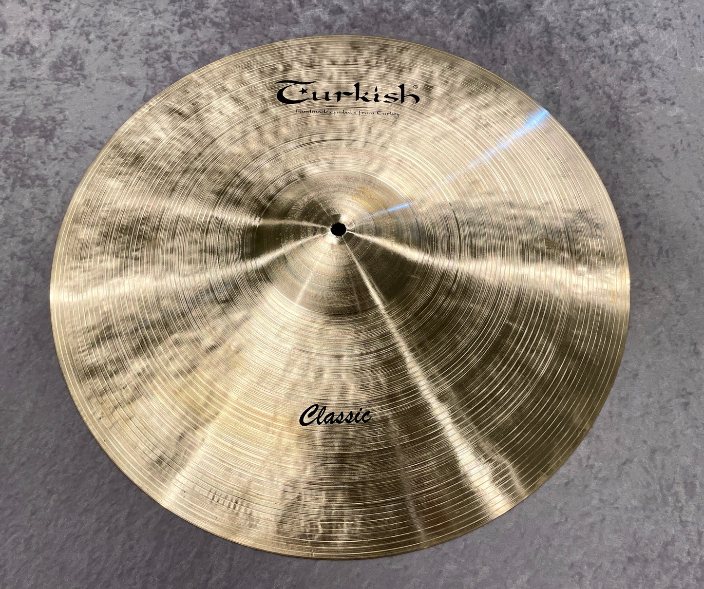 21" Turkish Cymbals Classic Series Crash Ride Cymbal 2084g *Sound File*