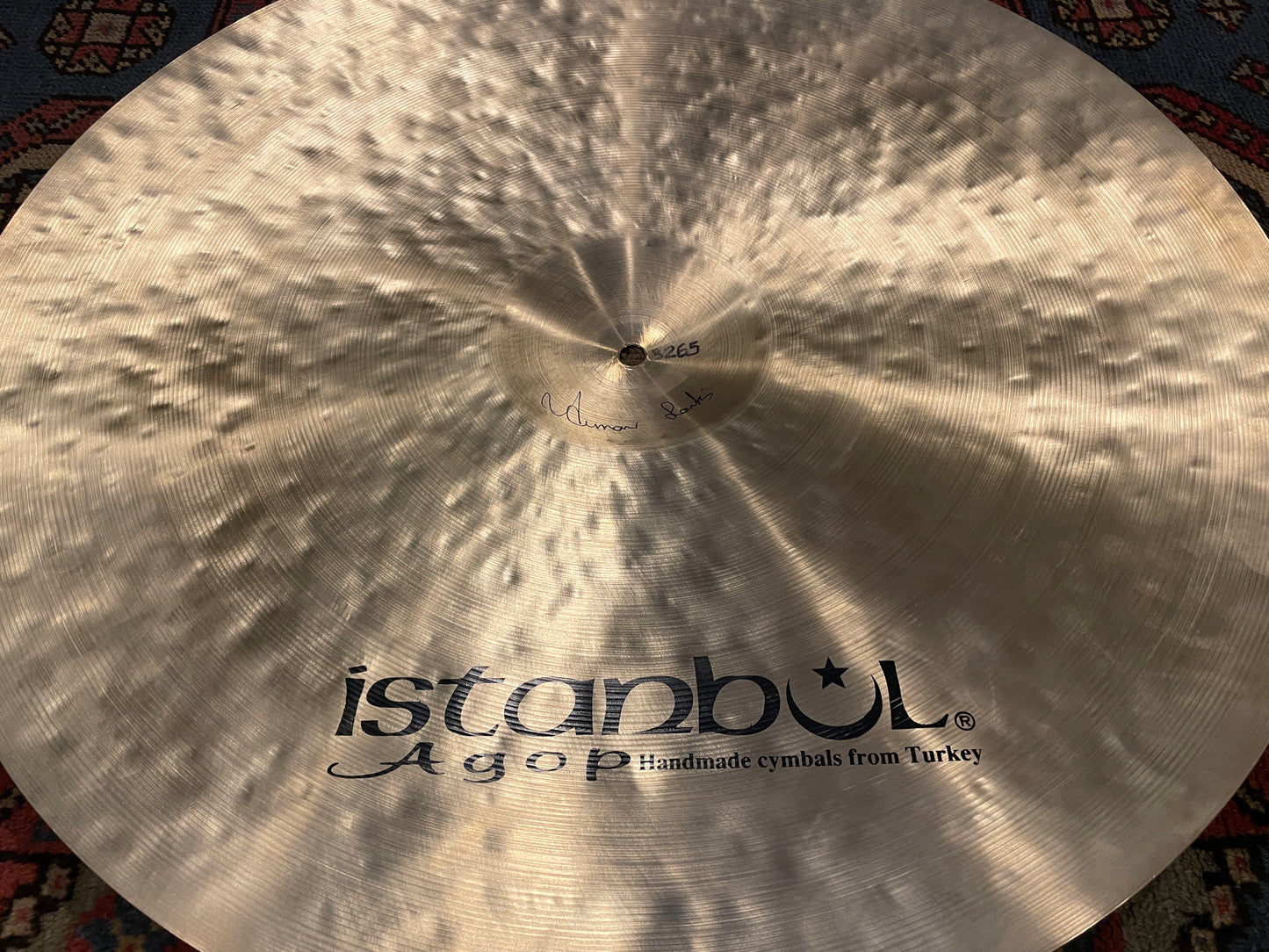 24" Istanbul Agop Joey Waronker Ride Cymbal 3265g