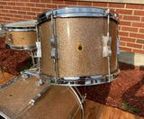 1965 Ludwig Club Date Drum Set w/ Pioneer Snare Champagne Sparkle