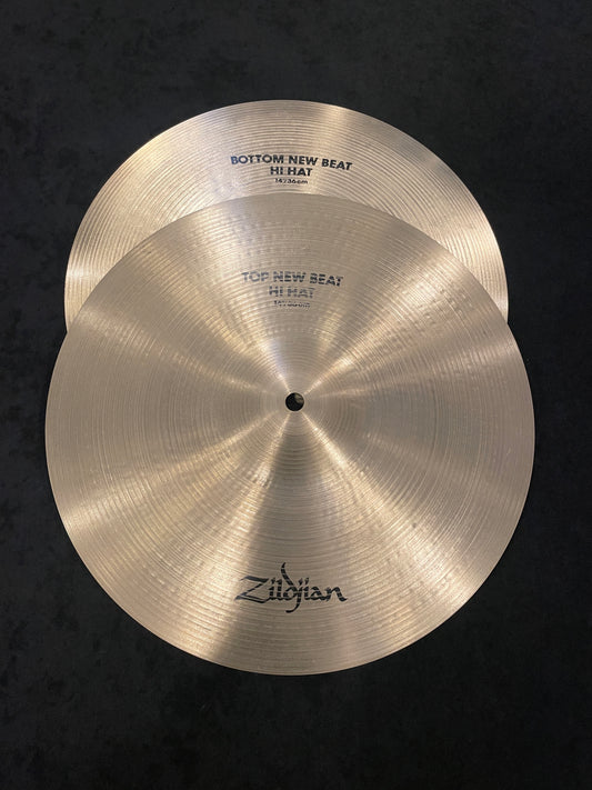 14" Zildjian A 1980s New Beat Hi-Hat Cymbal Pair