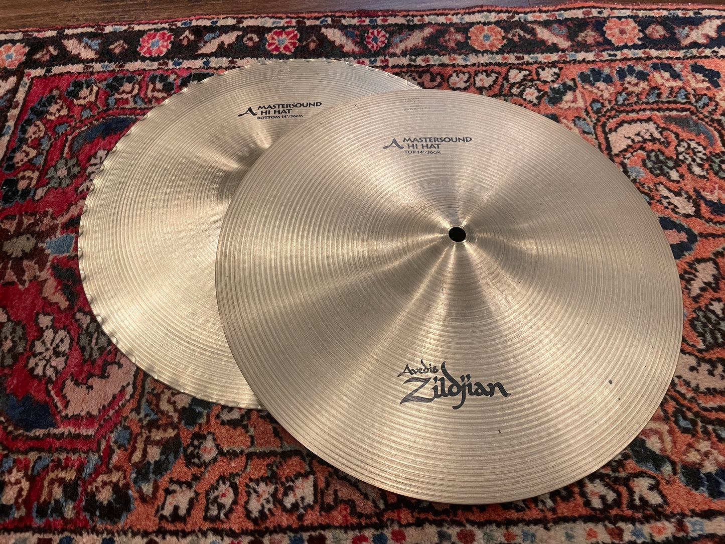 14" Zildjian A Mastersound Hi-Hat Cymbal Pair 972g/1438g