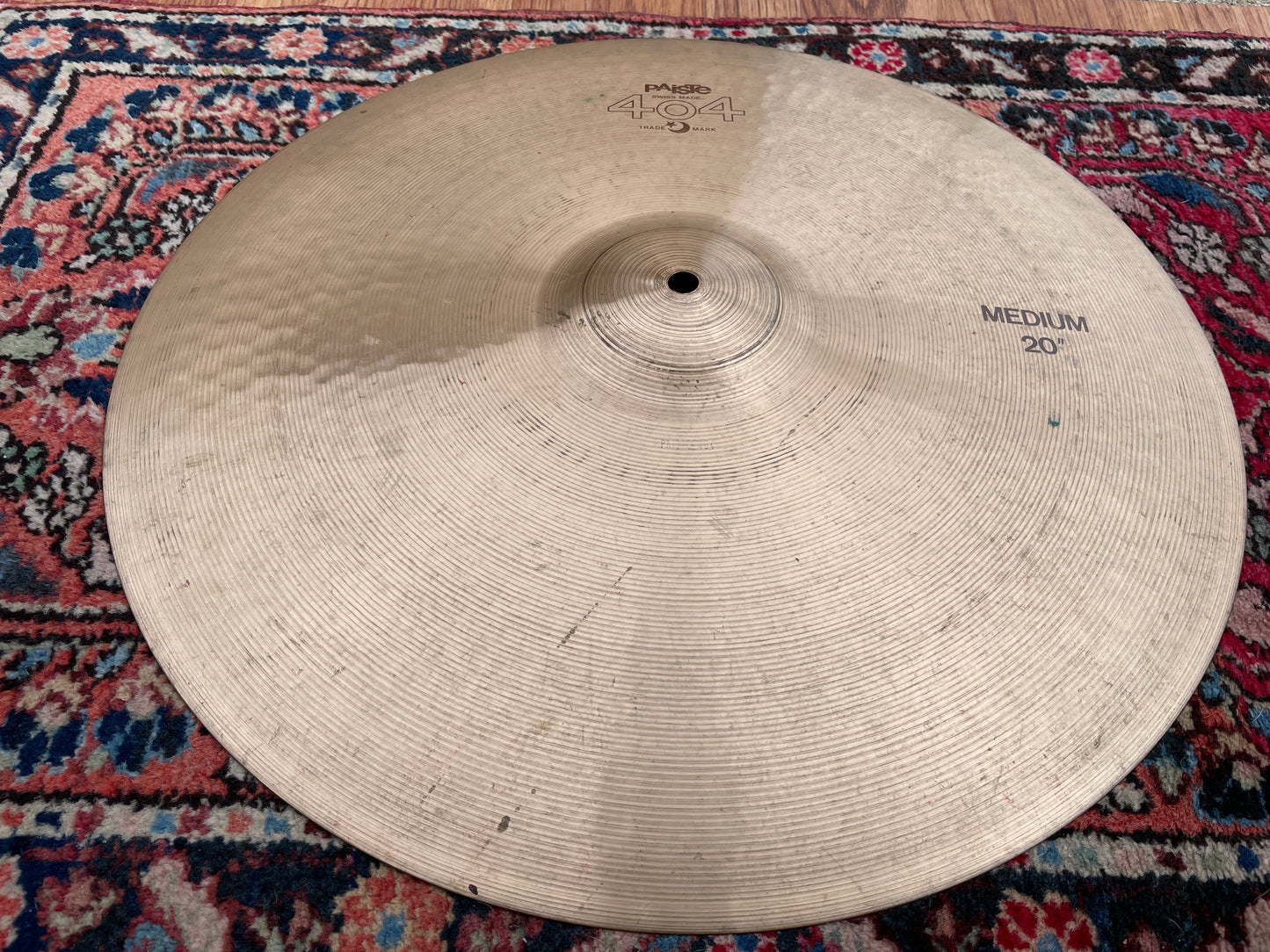 20" Paiste 404 Brown Label Medium Ride Cymbal 1844g