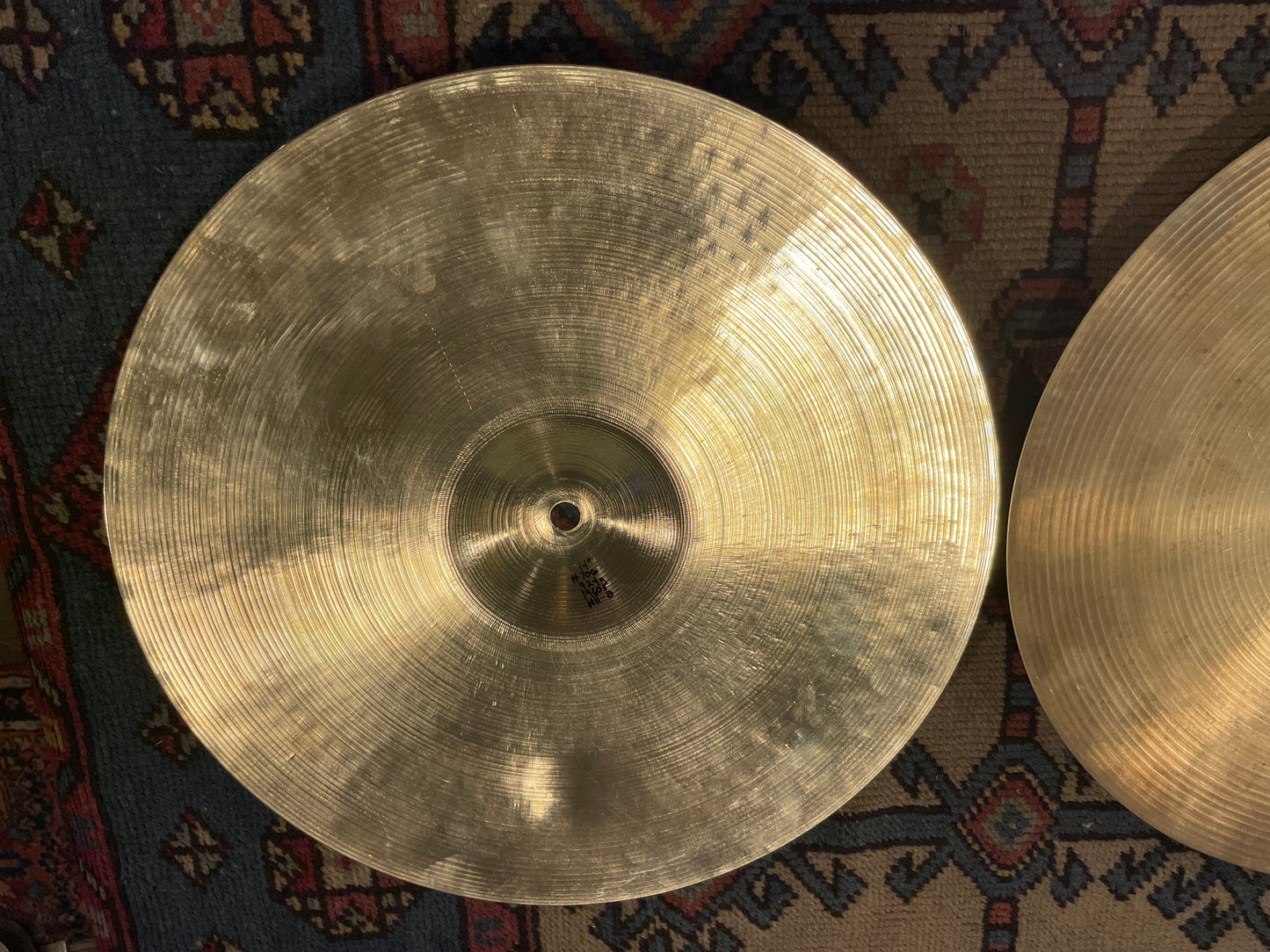14" Zildjian A 1960s Hi-Hat Cymbal Set 810g/924g #706 *Video Demo*