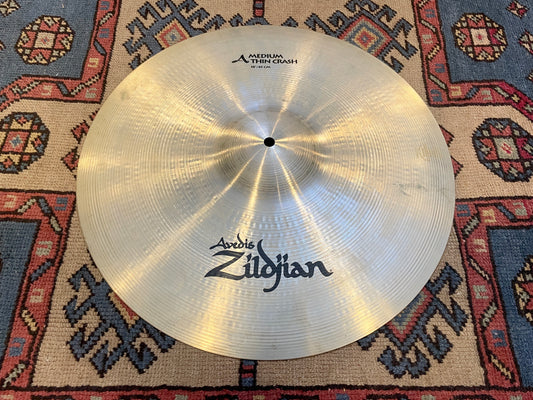 18" Zildjian A Medium Thin Crash Cymbal 1496g A0232