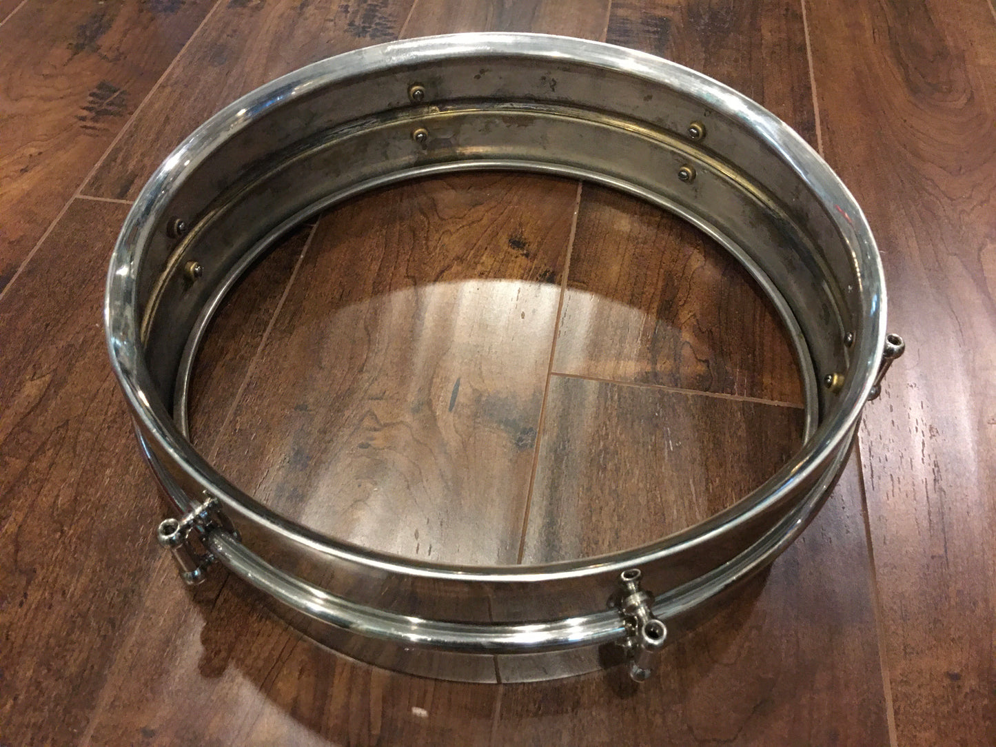 1920s Ludwig Universal 4x14 Heavy 2pc Brass Shell Snare Drum