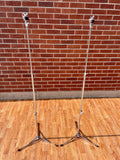 1960s Ludwig 1400 Flat Base Straight Cymbal Stand Pair (2 Pcs.)