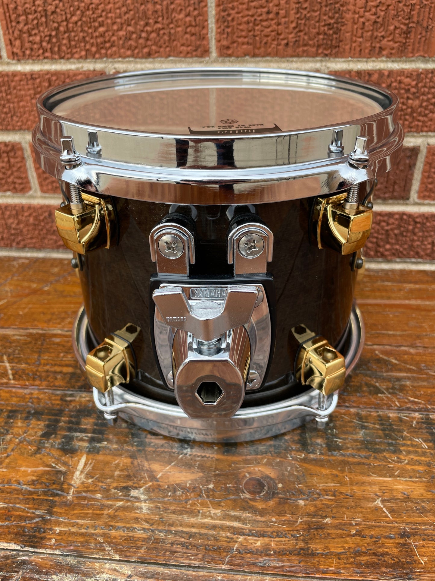 NOS Yamaha 8x7 Maple Custom Tom Black Maple 7x8