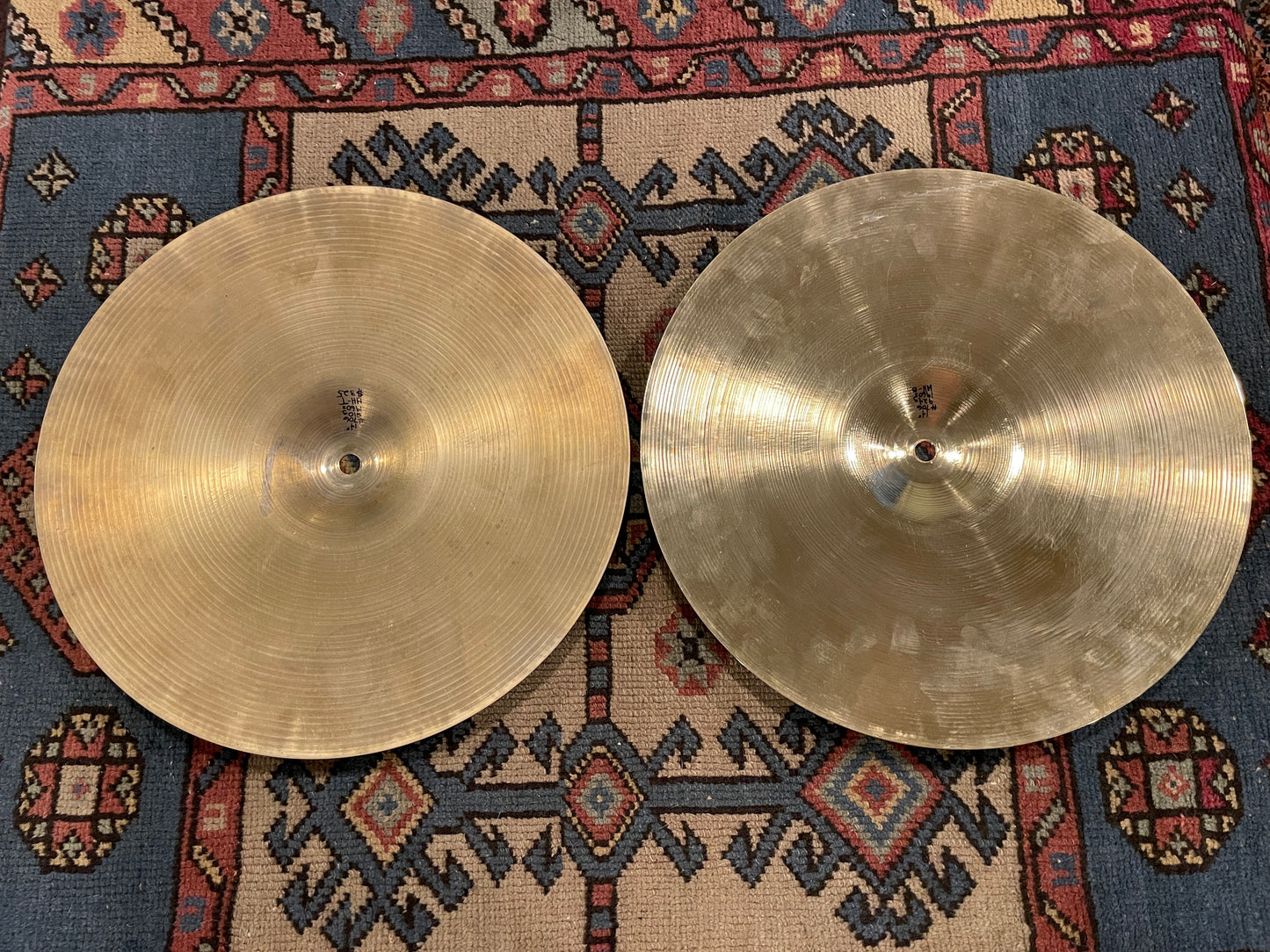 14" Zildjian A 1960s Hi-Hat Cymbal Set 810g/924g #706 *Video Demo*