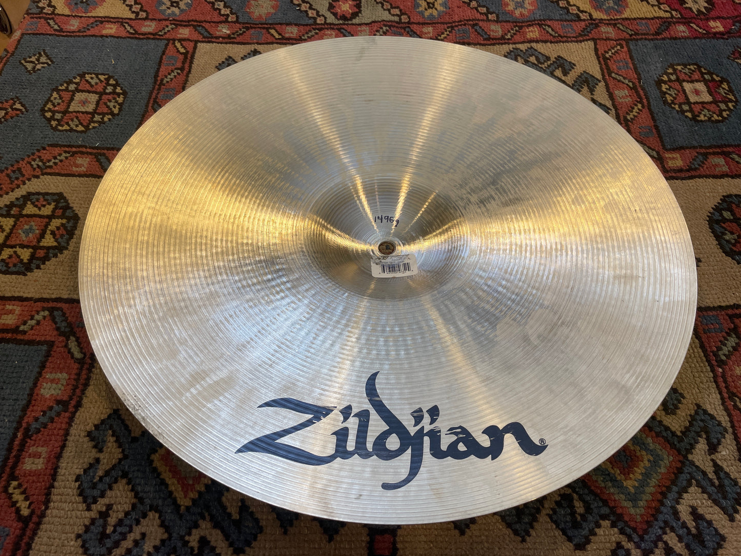 18" Zildjian A Medium Thin Crash Cymbal 1496g A0232