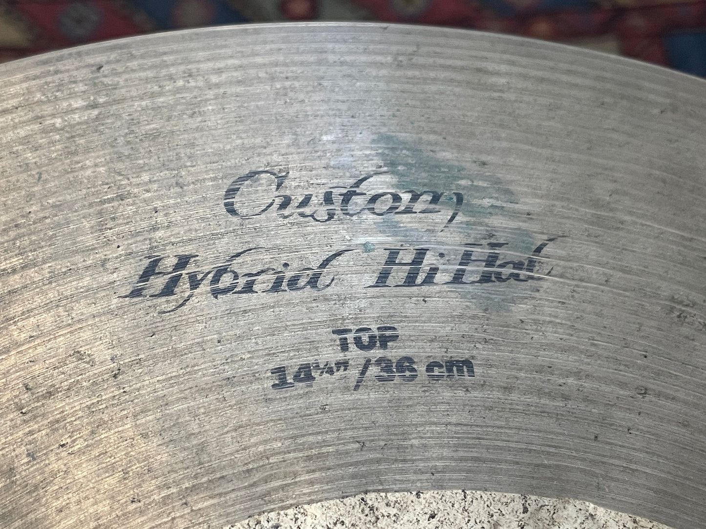 14-1/4" Zildjian K Custom Hybrid Hi-Hat Cymbal Pair 1114g/1340g