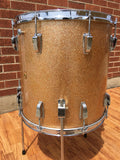 1948-52 Ludwig WFL 16x16 Super Classic Floor Tom Drum Champagne Sparkle