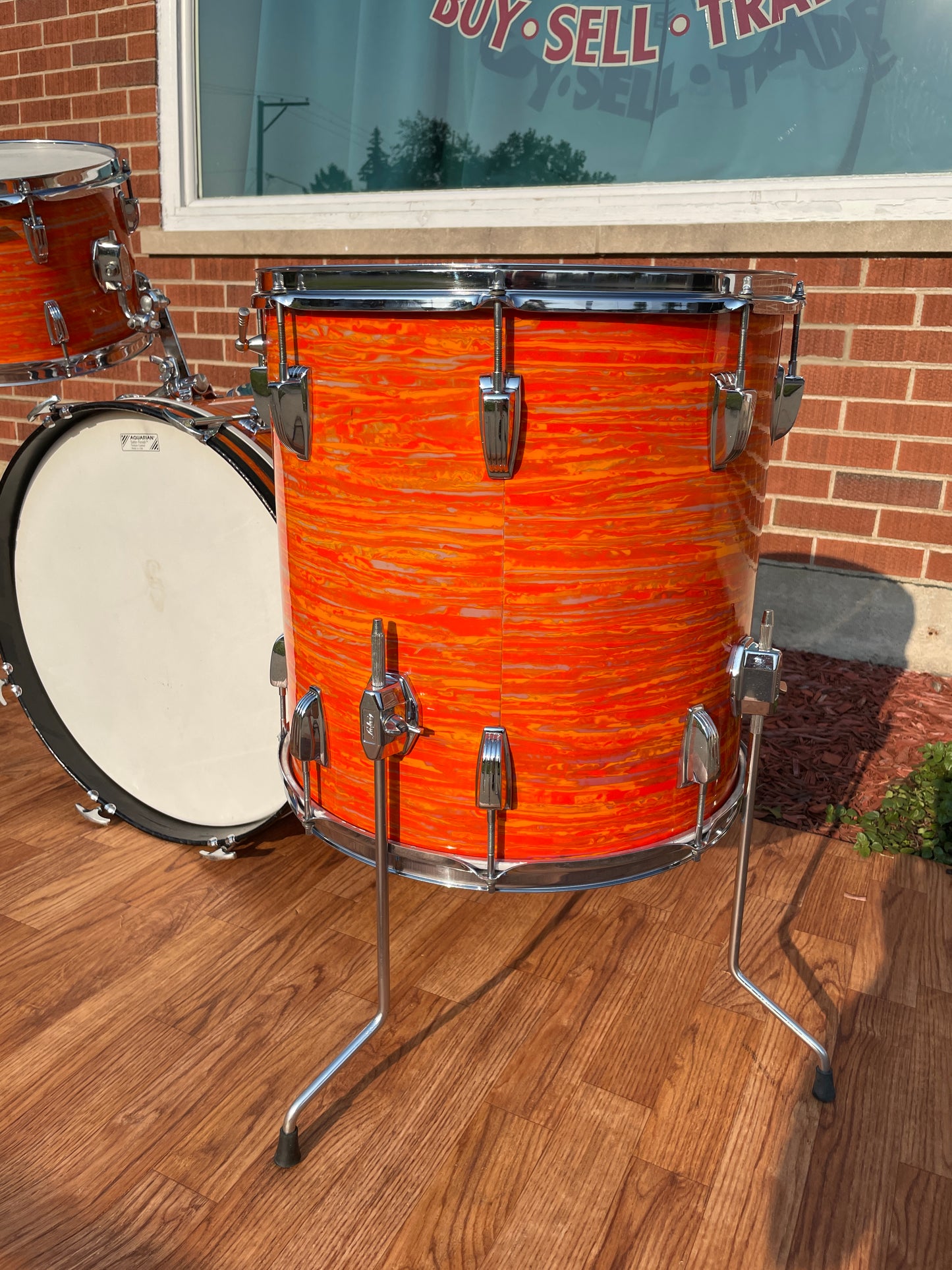 1967 Ludwig Mod Orange Drum Set 20/12/16