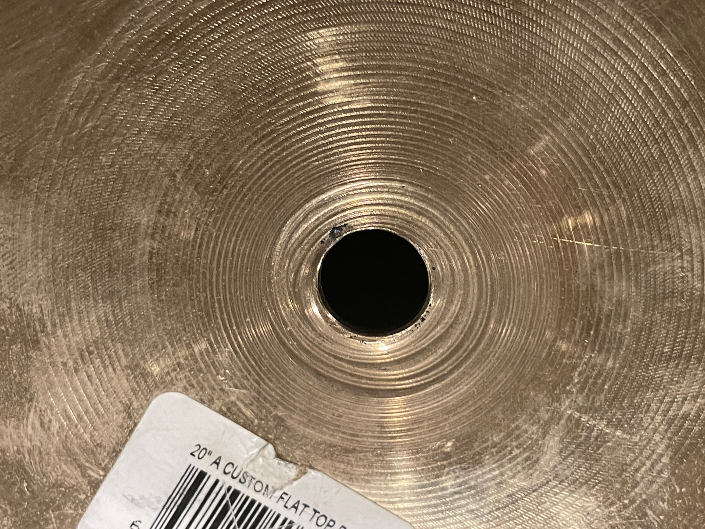 20" Zildjian A Custom Flat Top Ride 2316g A20528