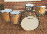Vintage 1970 Ludwig John Bonham Natural Maple Thermo-Gloss Drum Set 26/14/16/18