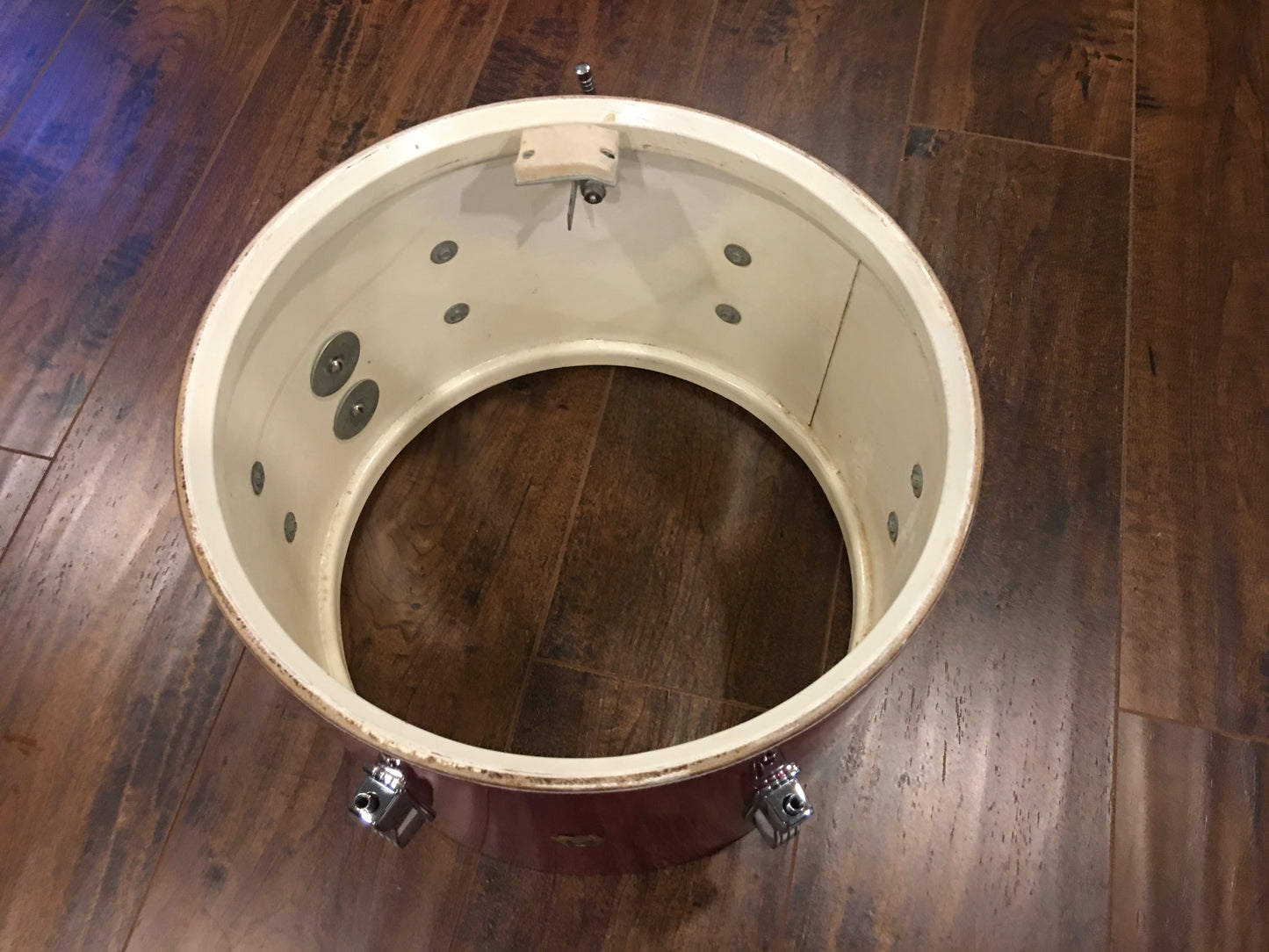1966 Ludwig Club Date Drum Set - Red Sparkle 22/13/14x14