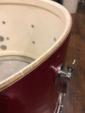 1966 Ludwig Club Date Drum Set - Red Sparkle 22/13/14x14