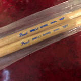 Vintage N.O.S. Pearl Shelly Manne Model Wood Tip Drum Sticks