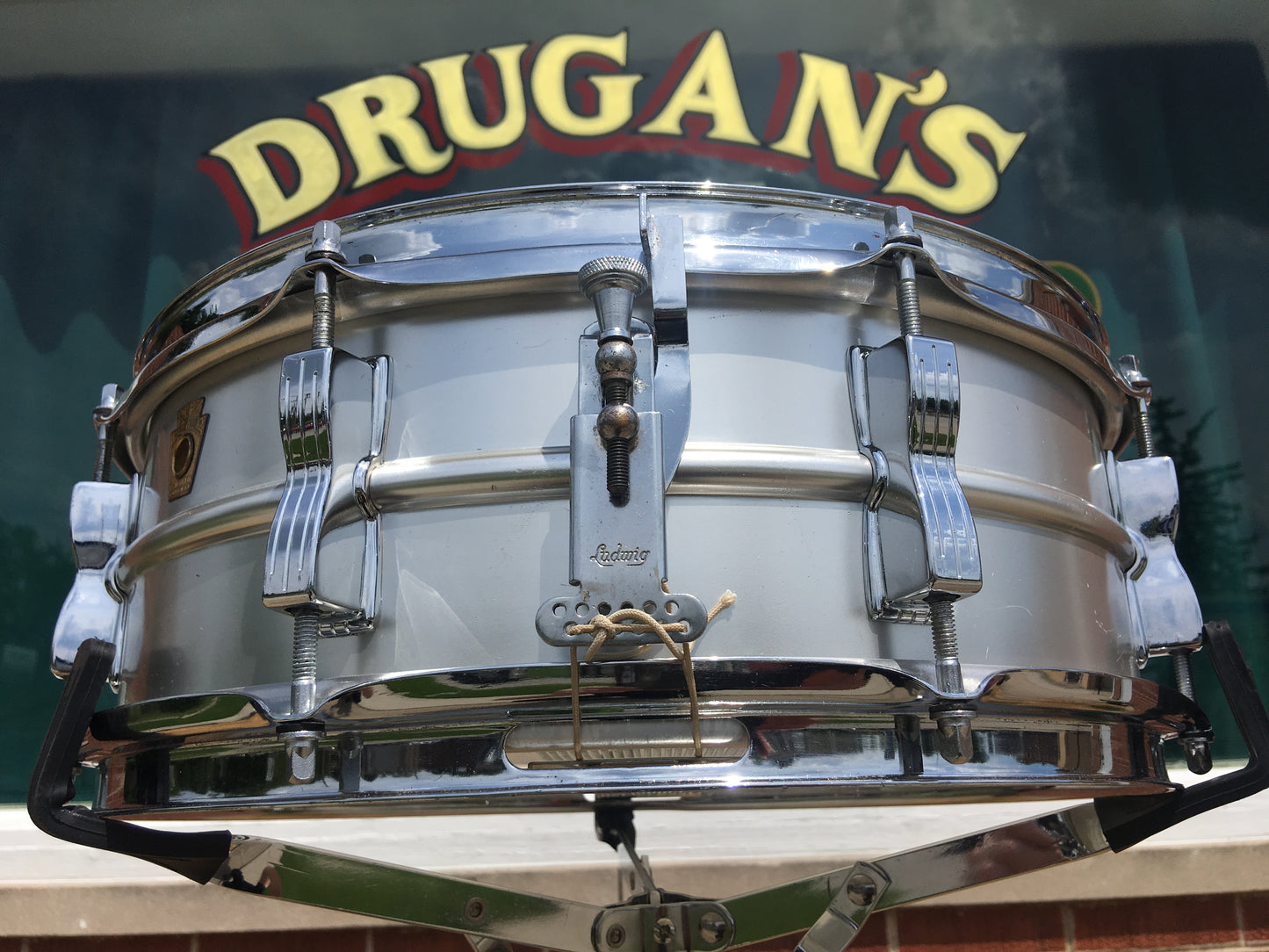 Vintage 1967 Ludwig Acrolite Keystone Snare Drum