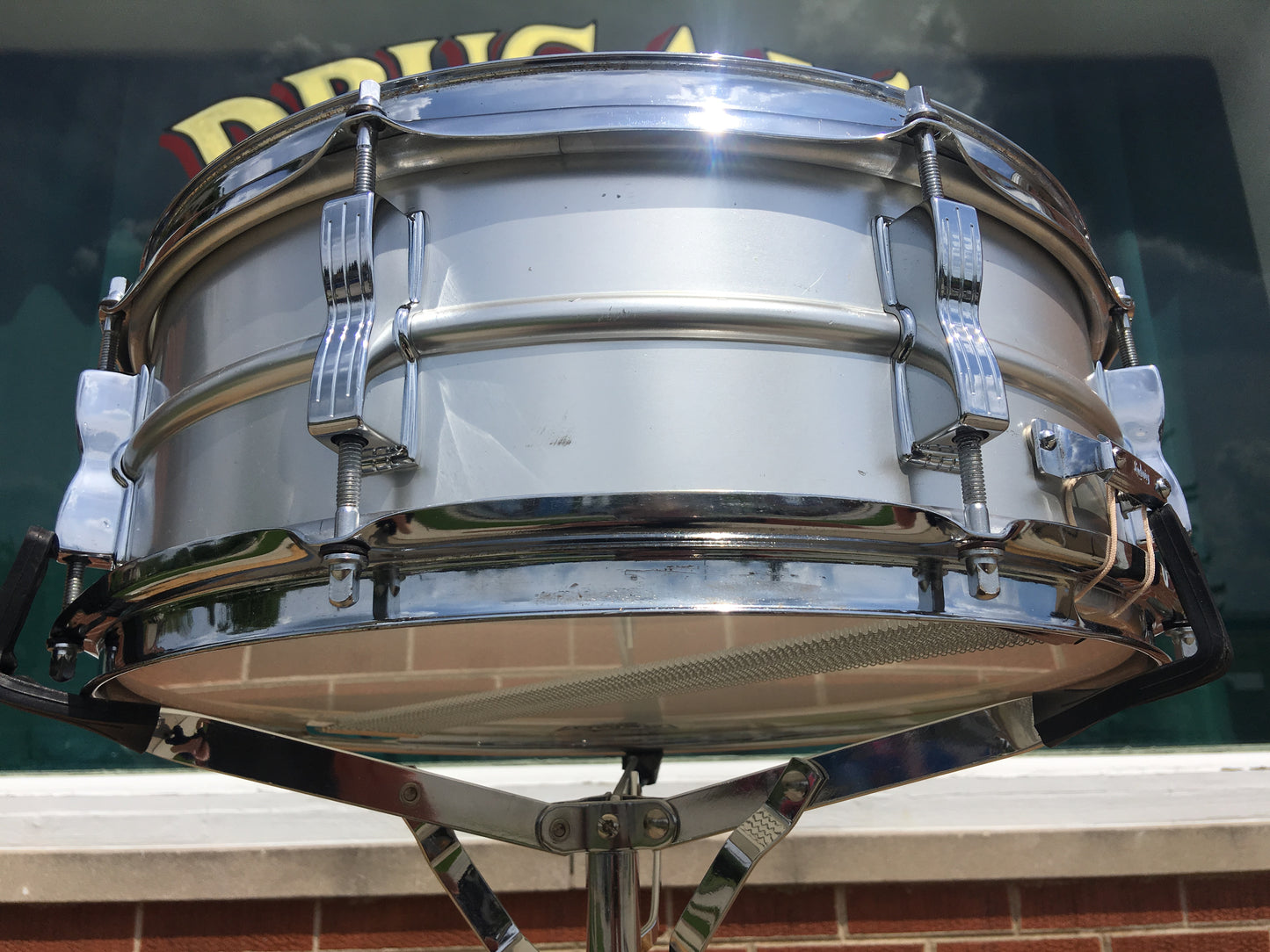Vintage 1967 Ludwig Acrolite Keystone Snare Drum