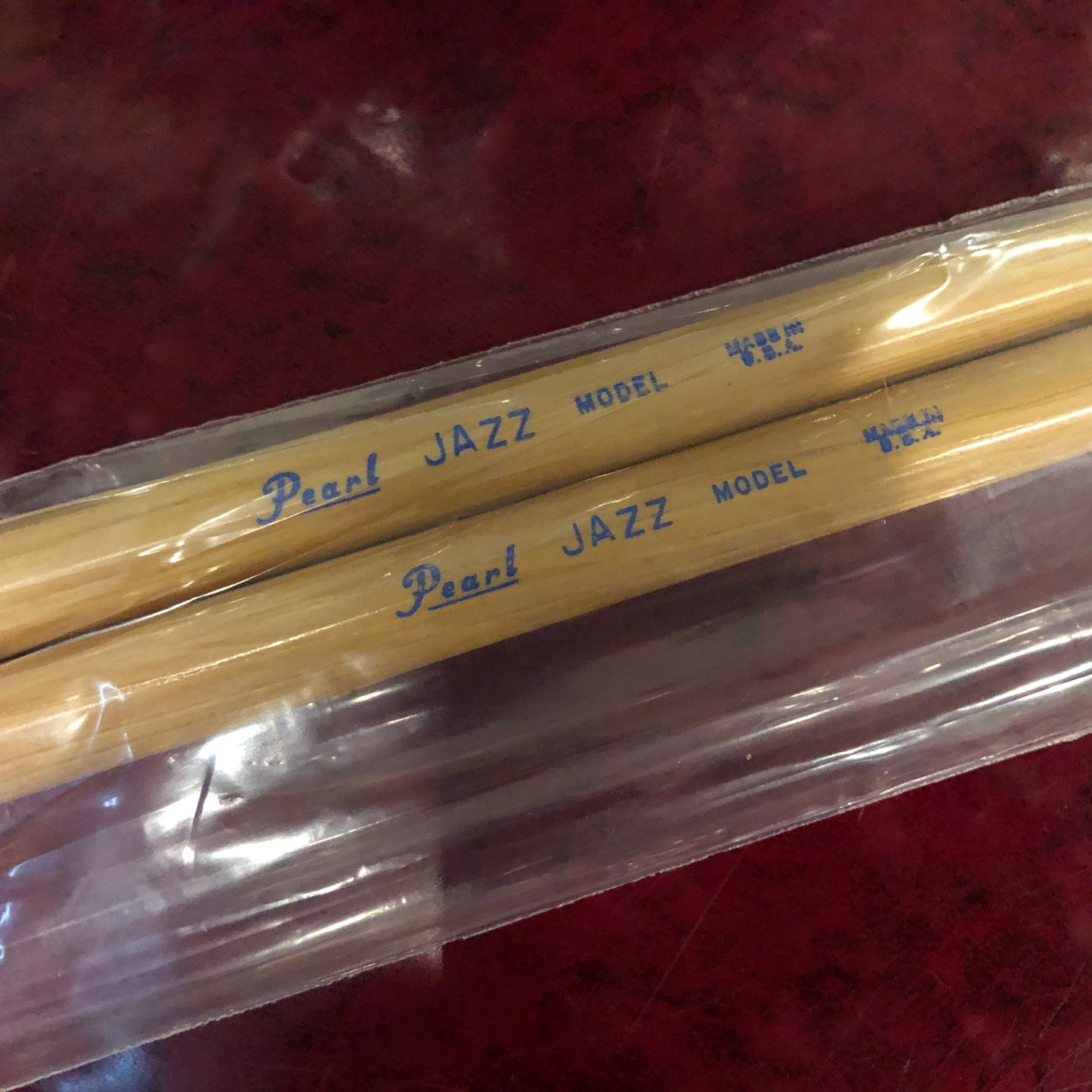 Vintage N.O.S. Pearl Jazz Model Wood Tip Drum Sticks
