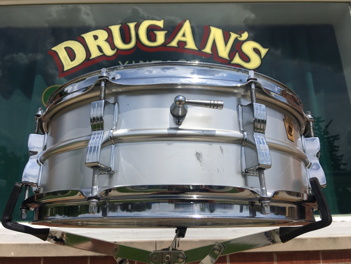 Vintage 1967 Ludwig Acrolite Keystone Snare Drum