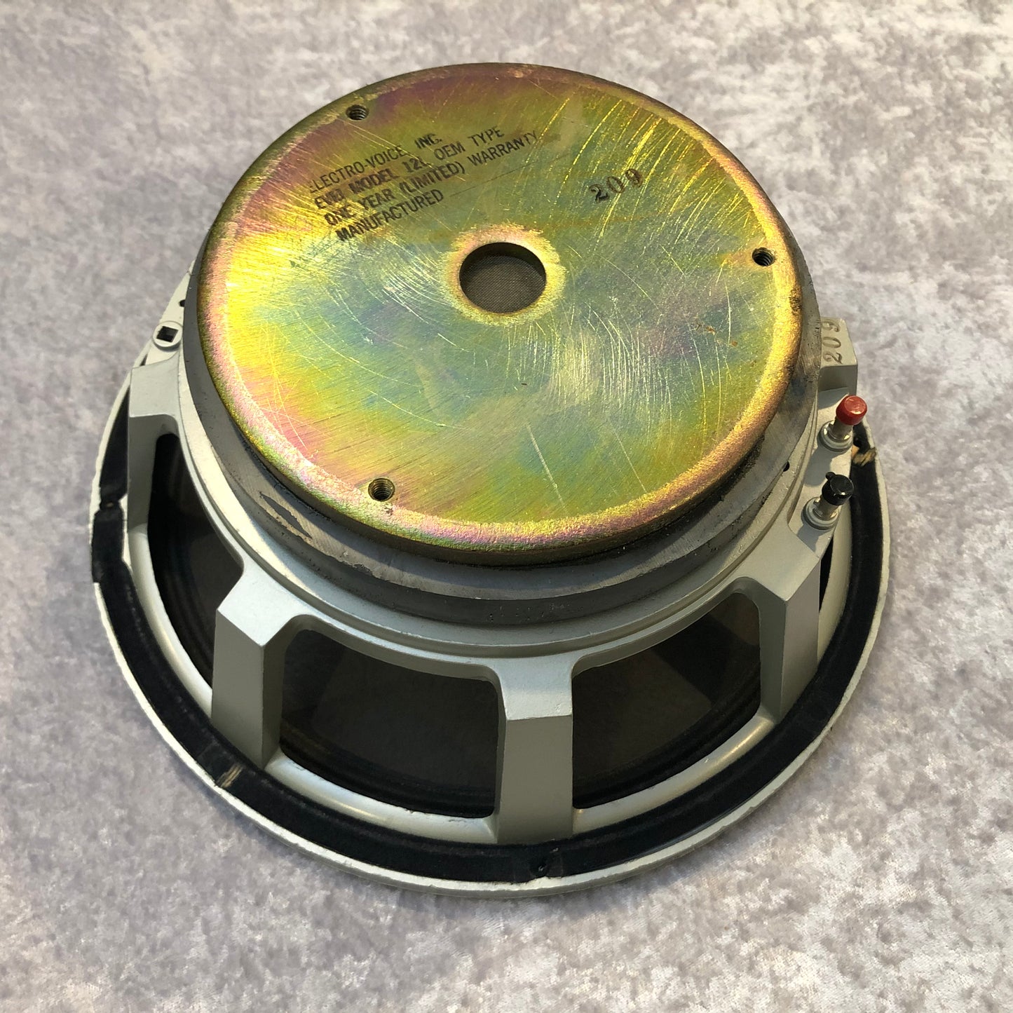 Vintage Electro-Voice EVM12L 12" Guitar Speaker 200 Watts 8 Ohms EV