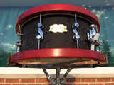 Kumu "All Birch Custom" Drum Set - Stunning one-off NAMM Set - Black Brocade